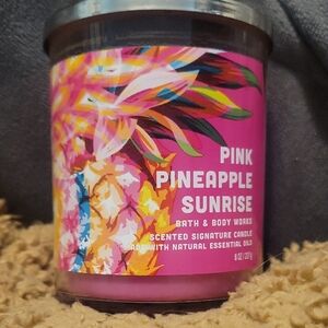 Bath & Body Works Pink Pineapple Sunrise Scented Candle